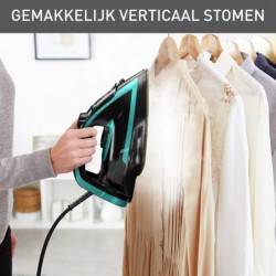 Tefal Puregliss FV8066 Dry & Steam iron Durilium AirGlide Autoclean soleplate 3000 W Black, Blue