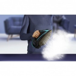 Tefal Puregliss FV8066 Dry & Steam iron Durilium AirGlide Autoclean soleplate 3000 W Black, Blue