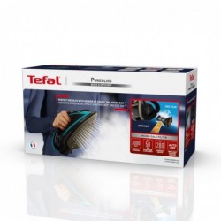 Tefal Puregliss FV8066 Dry & Steam iron Durilium AirGlide Autoclean soleplate 3000 W Black, Blue