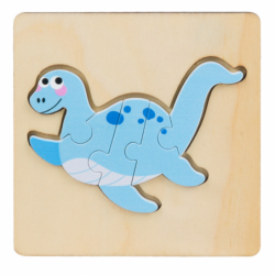 Wooden Puzzle Colored Puzzle 11 x 11cm Mix