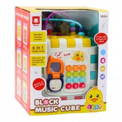 Educational Cube Musical Interactive For Toddlers 6in1