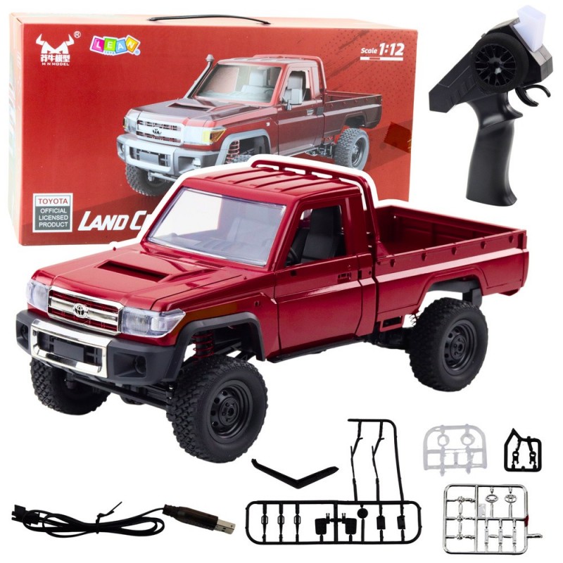 MN82 Remote Controlled Off-Road Vehicle RC 4x4 Drive Red 1:12