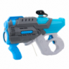 Electric Water Gun Soap Bubbles 2in1 Gray Blue