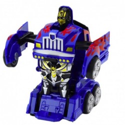 Truck Auto Robot 2in1 Drive Red Patterns Blue
