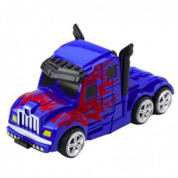 Truck Auto Robot 2in1 Drive Red Patterns Blue