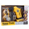 Children's Impact Hammer Drill 4 Interchangeable Bits Glasses Yellow