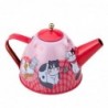 Tea Coffee Set For Kids Metal Cats Pink 15pcs