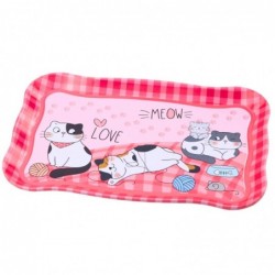 Tea Coffee Set For Kids Metal Cats Pink 15pcs