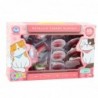 Tea Coffee Set For Kids Metal Cats Pink 15pcs