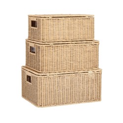 Basket BASILE 37x27xH17cm, natural