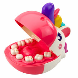 Unicorn Dentist Educational Set Doctor Dentist Pink