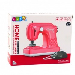 Toy Sewing Machine With Mouse For Kids Light Pink