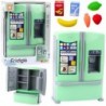 Double Door Refrigerator With Ice Maker Food Sound Green