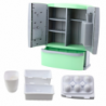 Double Door Refrigerator With Ice Maker Food Sound Green