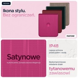 Motorola razr 60 ultra 17.7 cm (6.96") Dual SIM Android 15 5G USB Type-C 16 GB 512 GB 4700 mAh Pink