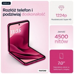 Motorola razr 60 ultra 17.7 cm (6.96") Dual SIM Android 15 5G USB Type-C 16 GB 512 GB 4700 mAh Pink