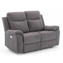 Диван-кресло MILO 2-местный 155x96xH103см, с электрическим механизмом, серый