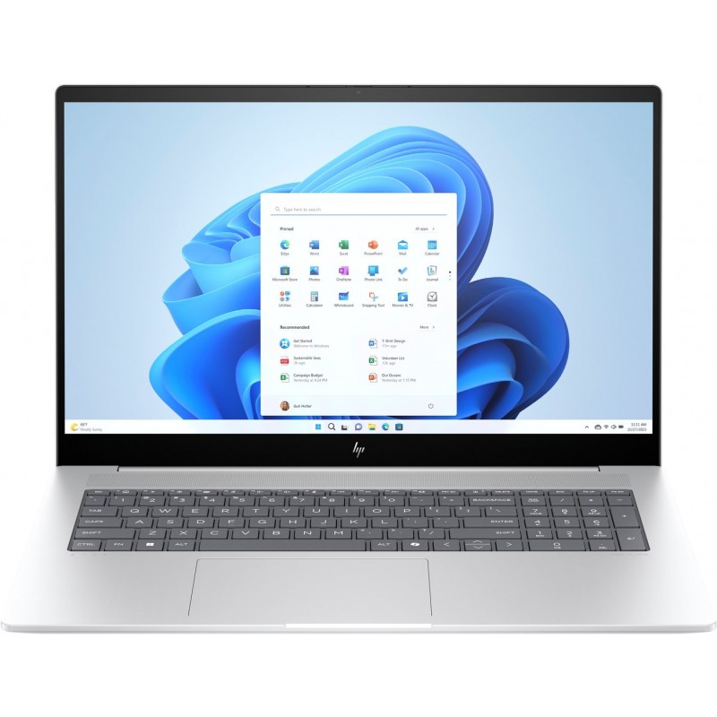 HP Envy 17T-DA000 Ultra 7-155H 17.3"FHD Touch 16GB SSD512 BT Win11 Glacier Silver (REPACK) 2Y