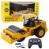 Remote Controlled Construction Vehicle Roller RC 7CH Yellow