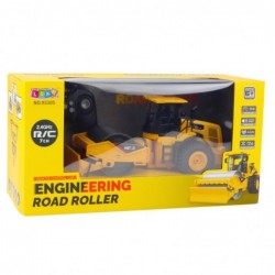 Remote Controlled Construction Vehicle Roller RC 7CH Yellow