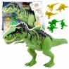 Dinosaur Set With Small Figures Moving Sounds Green