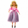 Anlily Doll Ball Gown Light Pink Polka Dots Movable Limbs Blonde