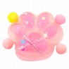 Cat Paw Anti-Stress Sensory Squishy Bow Transparent