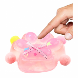 Cat Paw Anti-Stress Sensory Squishy Bow Transparent