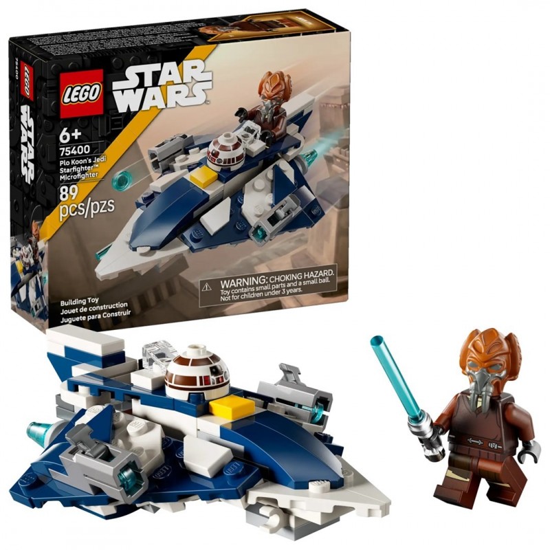 LEGO STAR WARS 75400 Plo Koon's Jedi Starfighter Microfighte