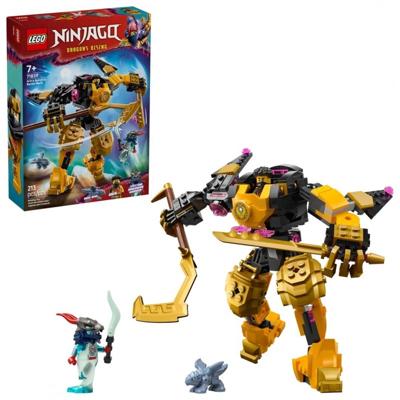 LEGO NINJAGO 71839 Arin's Spinjitzu Battle Mech