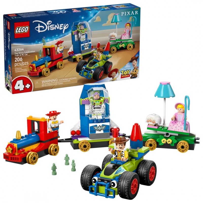 LEGO DISNEY 43264 Toy Story - Celebration Train and RC Car