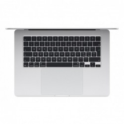 Apple MacBook Air Apple M M4 Laptop 38.9 cm (15.3") 16 GB 256 GB SSD Wi-Fi 6E (802.11ax) macOS Sequoia Silver
