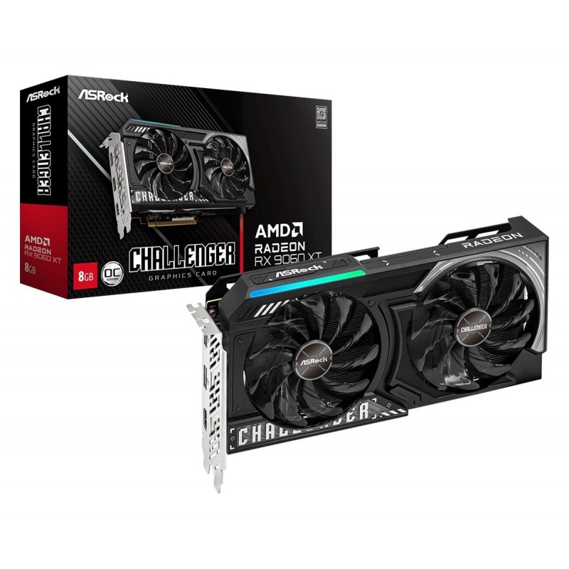 Graphics card. Asrock RX9060XT Challenger 8GB OC