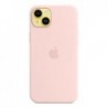 Apple Original Silicone Case with MagSafe for iPhone 14 Plus in Chalk Pink