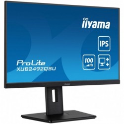 iiyama ProLite XUB2492QSU-B1 computer monitor 60.5 cm (23.8") 2560 x 1440 pixels Wide Quad HD LED Black