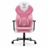 Fotel gamingowy DIABLO X-GAMER różowo-biały
