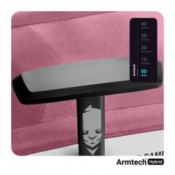 Fotel gamingowy DIABLO X-GAMER różowo-biały