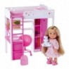 SIMBA Doll Evi at Home Room Unicorn Bed Desk
