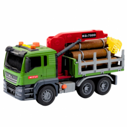 Truck Timber Transport Crane Logs Wood Lights Sounds