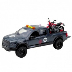 Pickup Truck With Engine Lights Sounds Gray 1:12