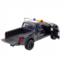 Pickup Truck With Engine Lights Sounds Gray 1:12