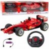 Remote Controlled RC Racing Car Steering Wheel Lights Sounds 1:12 Red