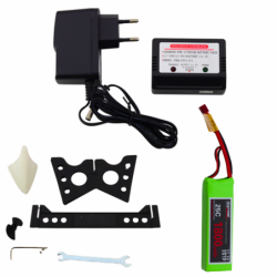 Boat Motorboat FT012 Remote Controlled RC Black 50km/h 2.4G