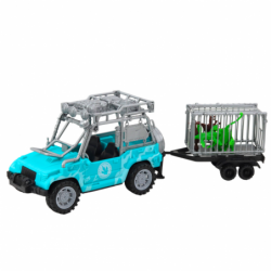 Dinosaur Helicopter Car Set Figures Accessories Lights Sounds