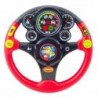 Interactive Steering Wheel For Kids Lights Sounds Vibrations Red