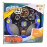 Interactive Steering Wheel For Kids Lights Sounds Vibrations Blue