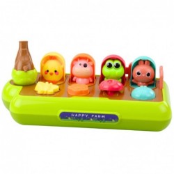 Educational Toy Jumping Animals Cheerful Farm Colorful