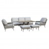 Garden furniture set MARENDA 6-parts, grey beige