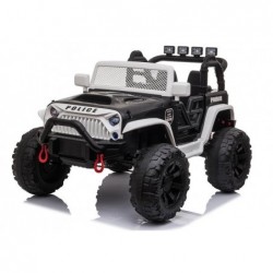 JC666 Police Black - Electric Ride On Car