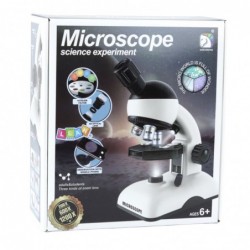 Science Educational Microscope Kit 1200x Magnification Phone Holder